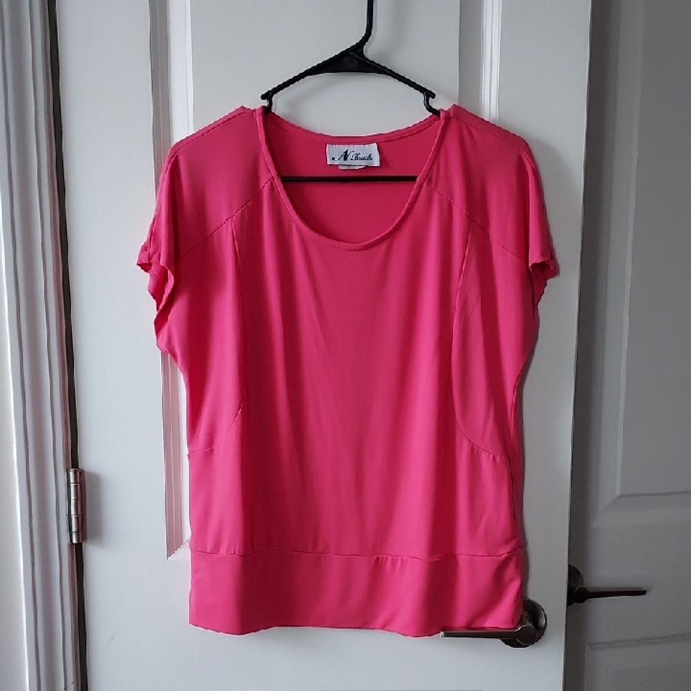 N Touch Women's Pink Top/blouse Small